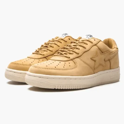 A BATHING APE® Mens BAPE STA YELLOW NUBUK (1)